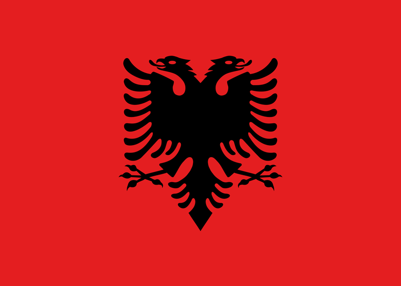 Albania flag medium