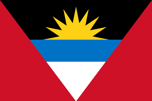 Antigua and barbuda flag small