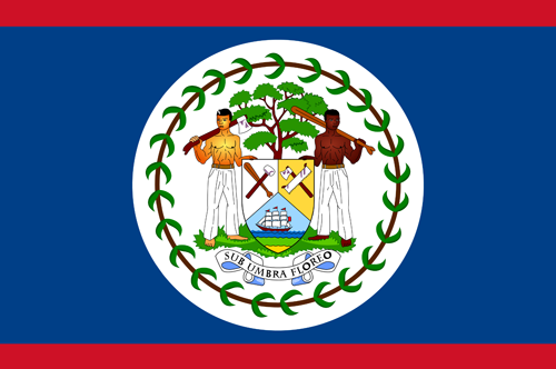 Belize flag small