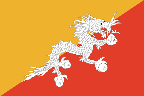 Bhutan flag small