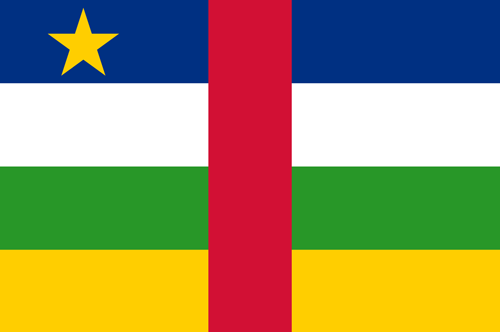 Central african republic flag small