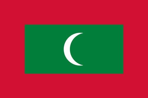 Maldives flag small