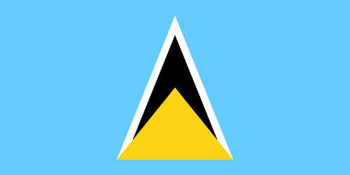 Saint lucia flag small