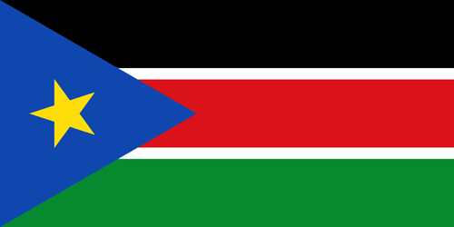 South sudan flag small