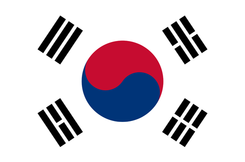 South korea flag small