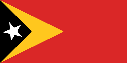 East timor flag small