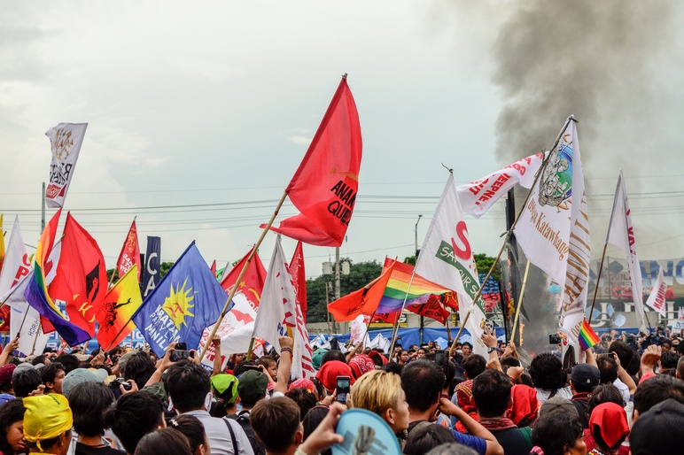 Philippines anti Duterte demo 2019 shutterstock 2048815814