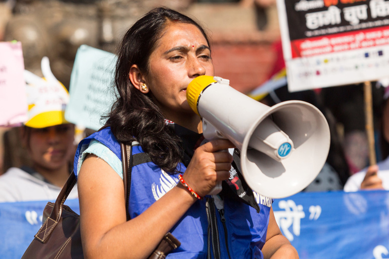 Nepal demo against VAW 2013 shutterstock 165103925