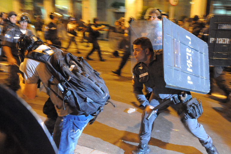 Brazil police Rio 2013 shutterstock 153843896