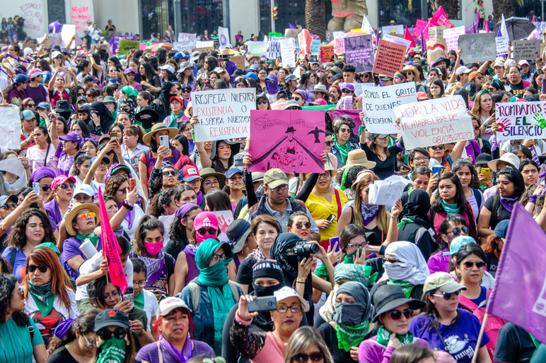 Mexico anti VAW march 2020 shutterstock 1670460175