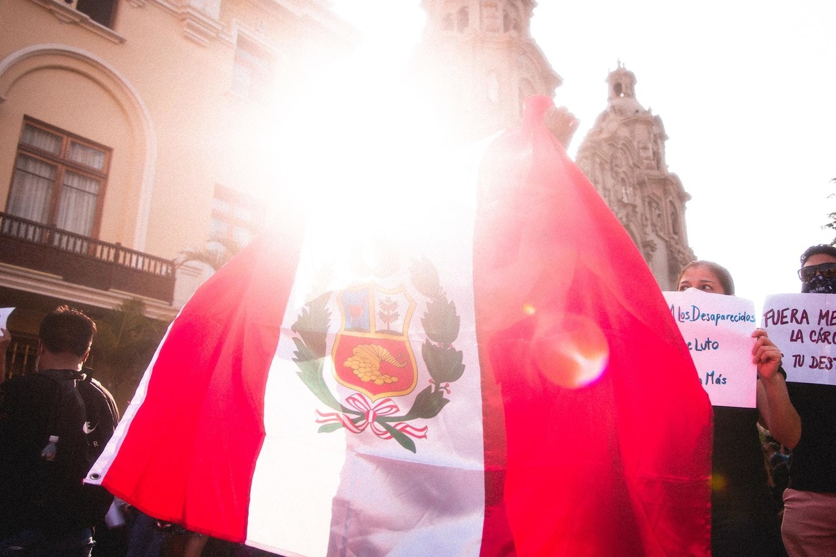 Peru flag Álvaro Palacios