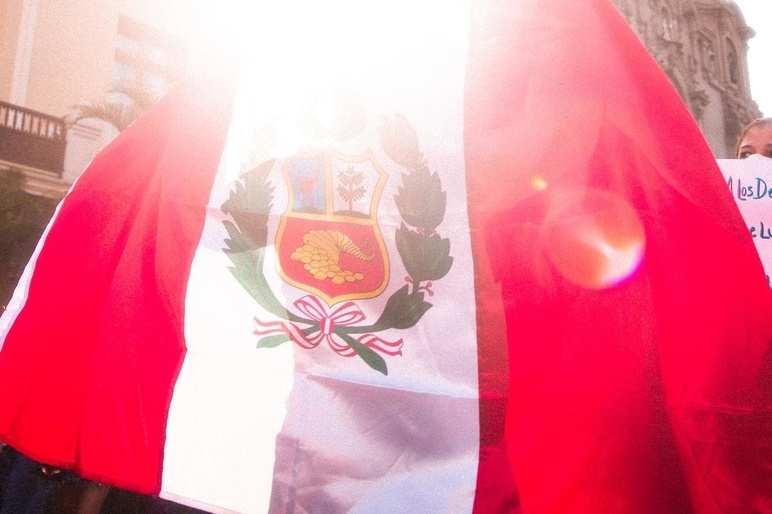 Peru flag Álvaro Palacios