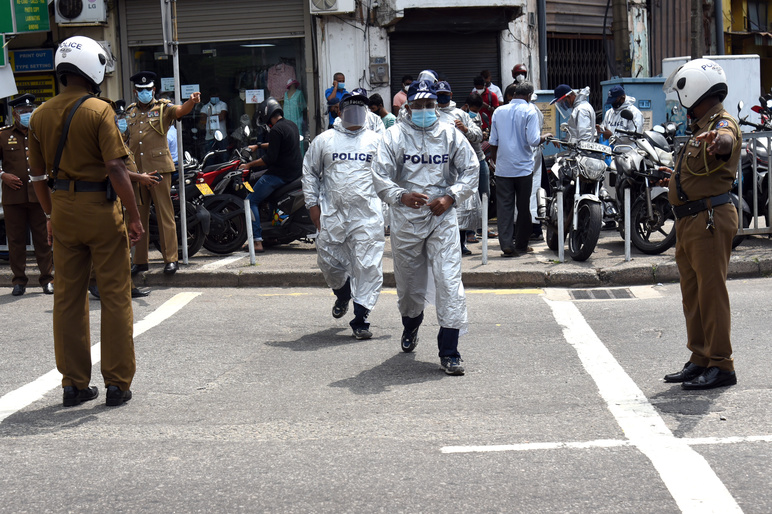 Sri Lanka police protest _ Shutterstock 1927514246 _ Homepage