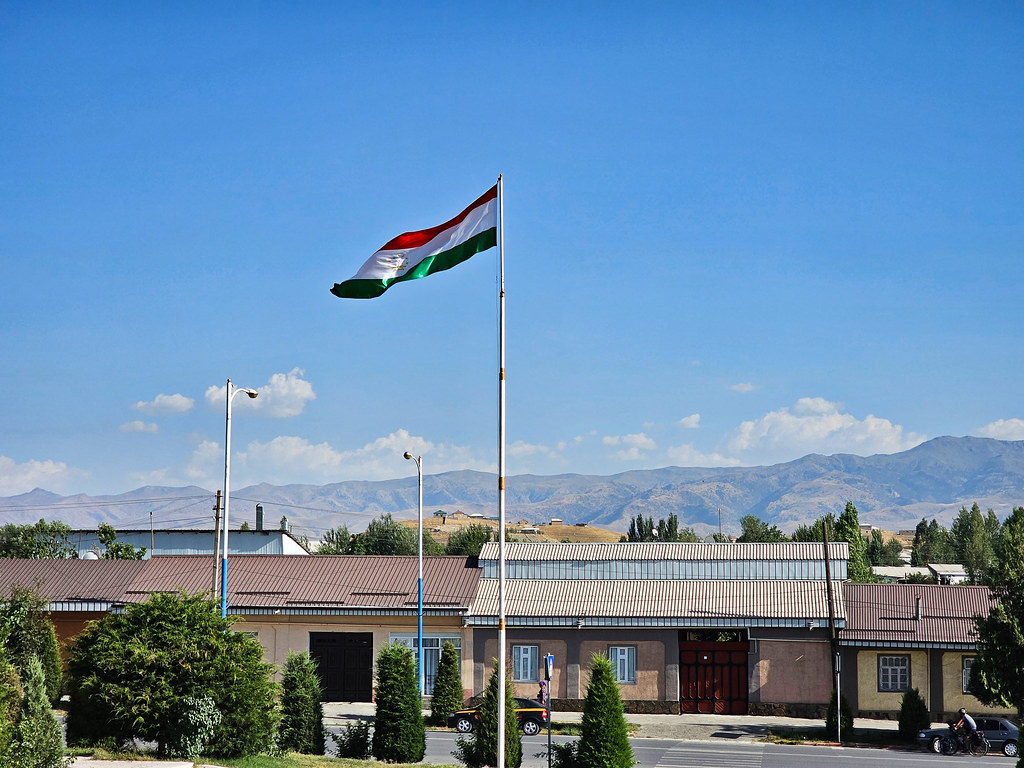 Flag of Tajikistan Penjikent