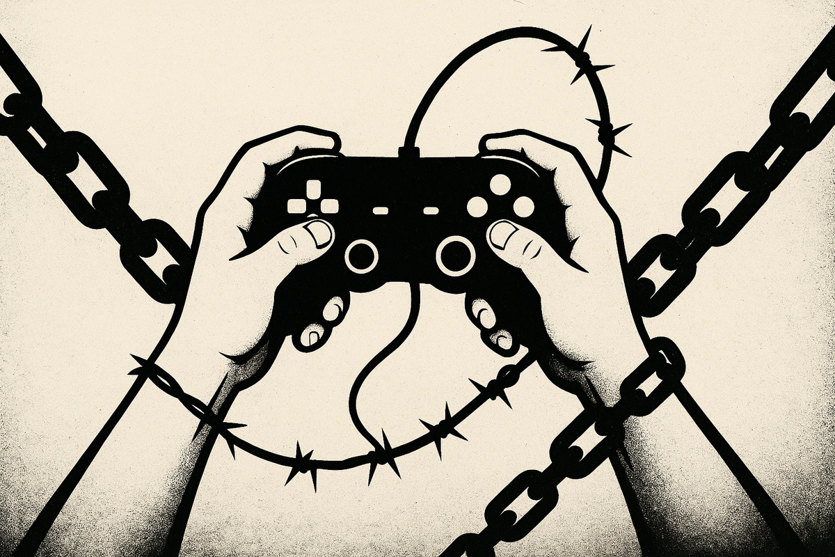 20250829 1251 Gaming Chains simple compose 01k3ttm4acem2b62asfb61t672