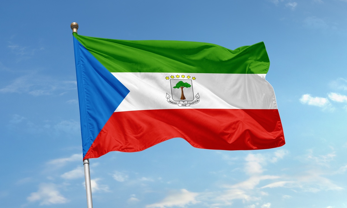 Equatorial Guinea Flag shutterstock 2632953255jpg