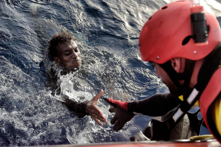 Migrant Pulled Out Of Water CSDM 2020 1