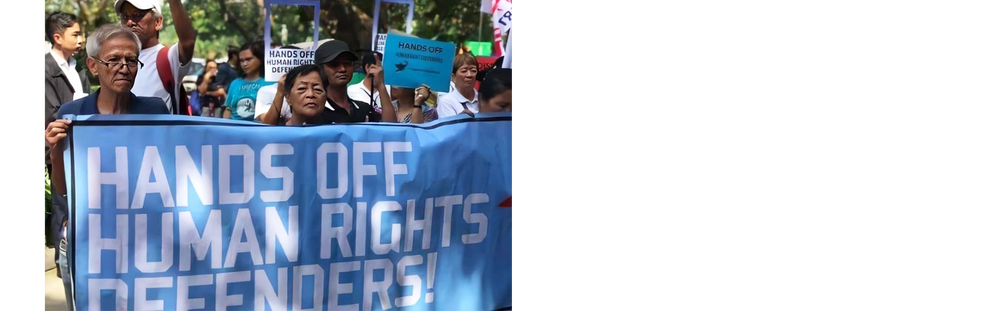 Human Rights Defender Sign Philippines Karapatan